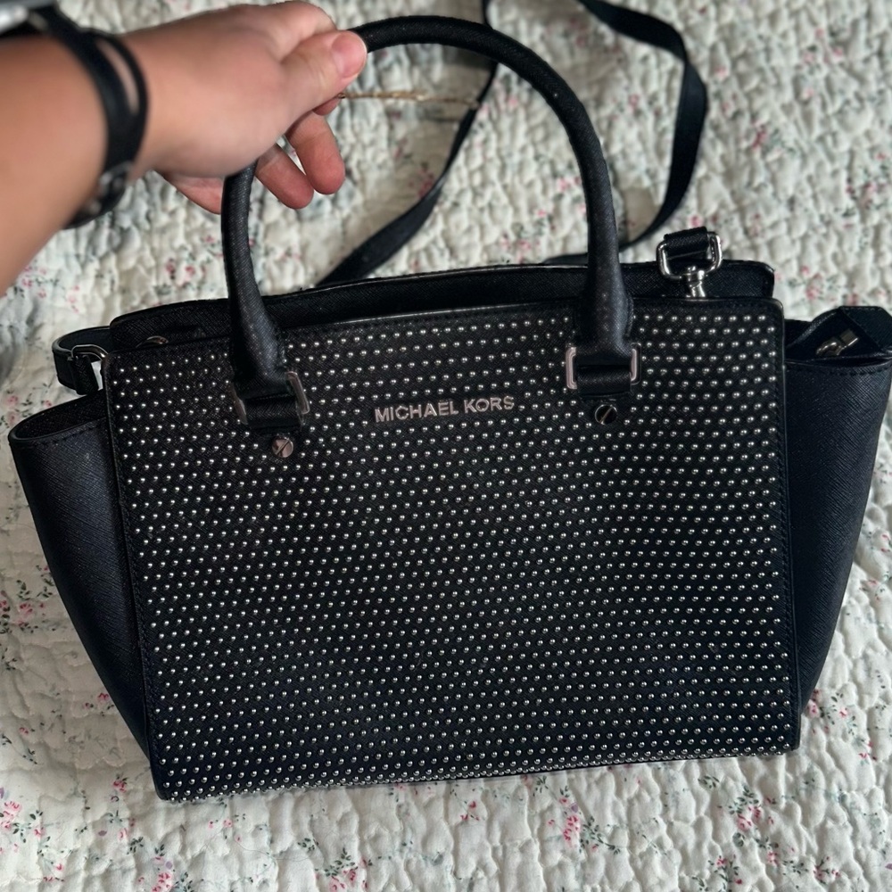 Studded Michael kors bag medium
